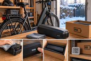 Fietsaccu veilig opslaan voor de winter