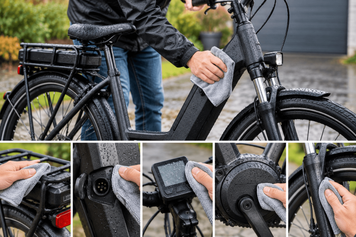 E-bike droogmaken na regen: 5 minuten onderhoud dat verschil maakt - aandachtspunten voor oktober