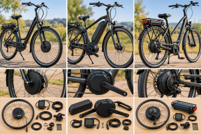 Voorwielmotor, middenmotor of achterwielmotor ombouwset kiezen - complete gids oktober