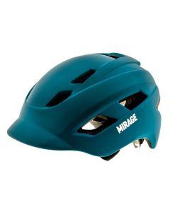 Mirage City/E-bike helm 55-58cm, m/fidlock, LED, mat blauw