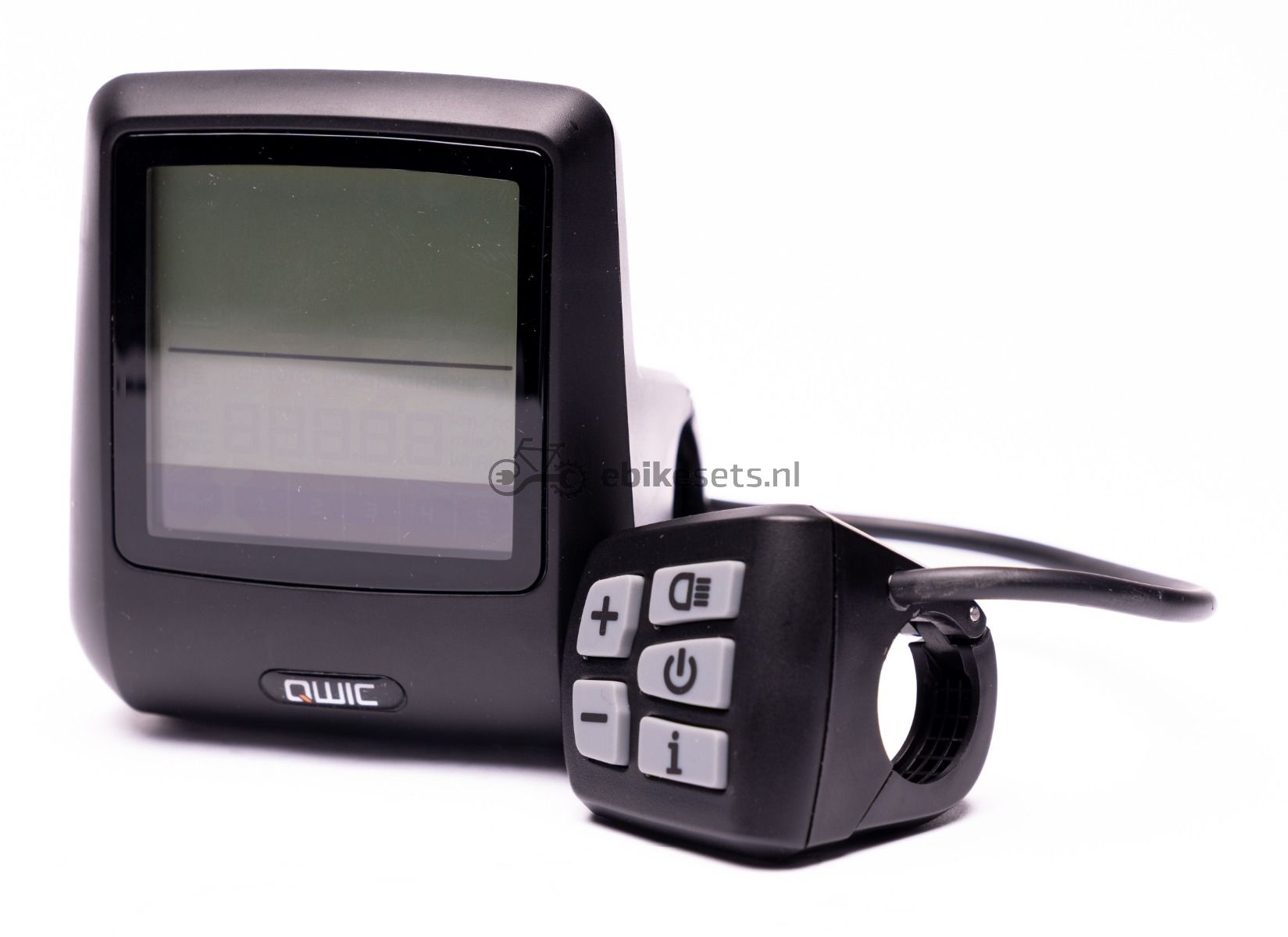 EBikesets nl Bafang DP C07 LCD Display UART Met Qwic Logo 85cm 
